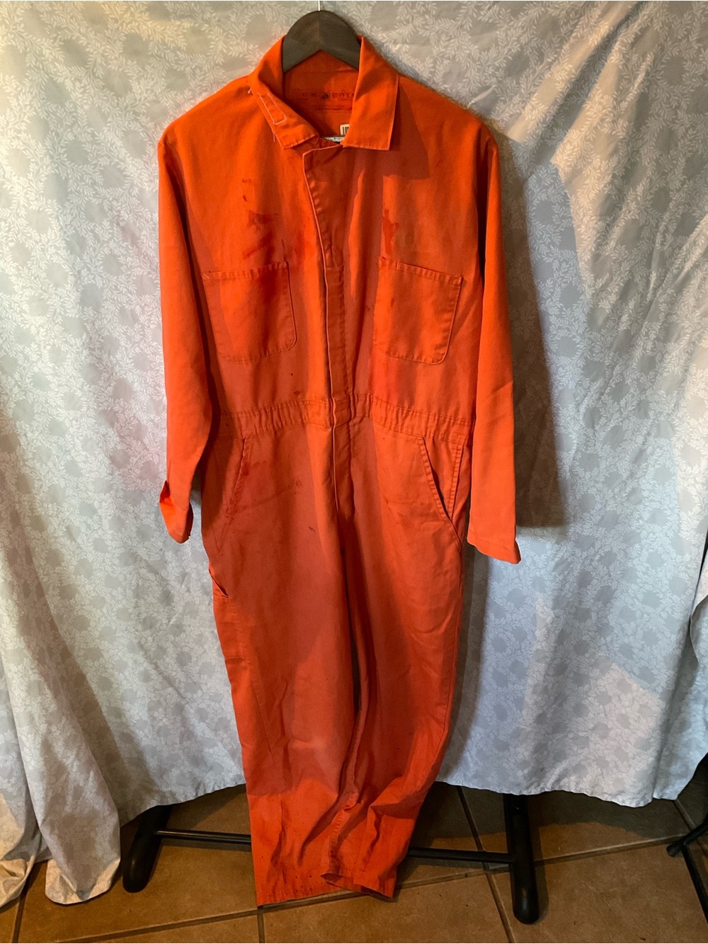 Adult Halloween Prisoners Jumpsuit